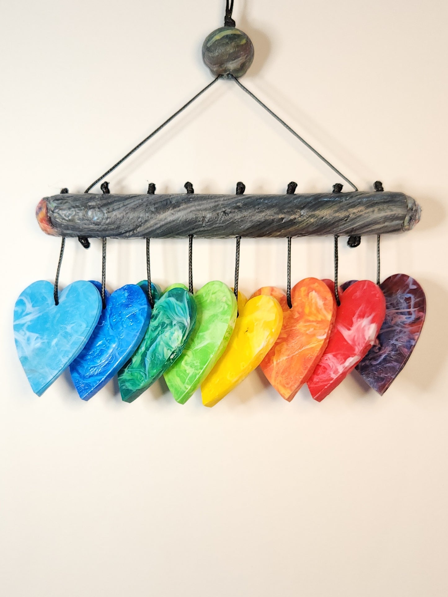 "Just Be Nice" Windchime / Small Hearts